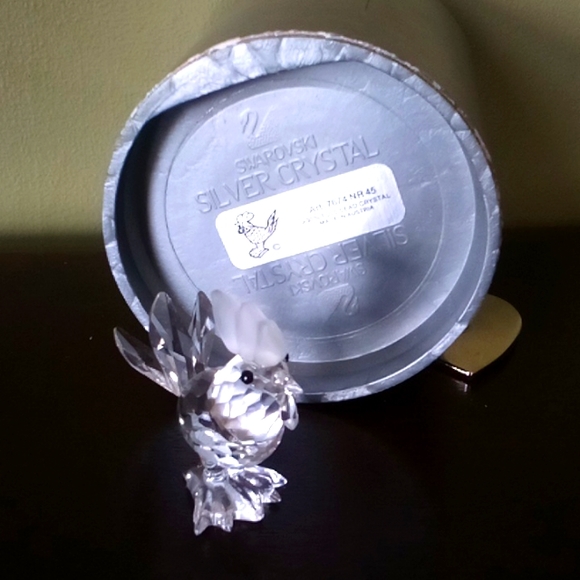 Swarovski rooster vtg # 7674 in original container marked on bottom - Picture 1 of 8